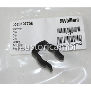 VAILLANT CLIPS STAFFA BLOCCA TUBETTI 0020107708 219602 CALDAIA VUW