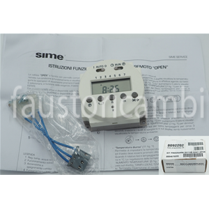 SIME DIGITAL PROGRAMMER CLOCK ART. 8092202 CHAUDIERE OUVERTE 25 BF