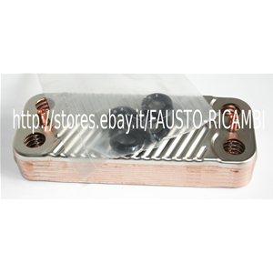 INTERCAMBIADOR SANITARIO UNICAL 16 PLATOS ART. 95262095 BOILER ESTRAL INKAL