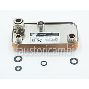 ZILMET 17B1951400 INTERCAMBIADOR 14 PLACAS SIME 6265600 6265602 CALDERA ABIERTA ZIP 25 BF