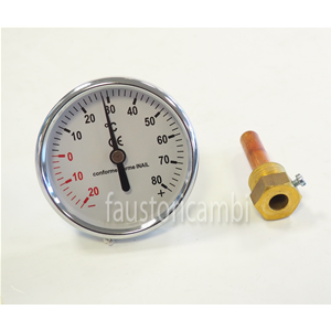 REAR THERMOMETER 5 CM D 80 -20 + 80 - 20 + 80 