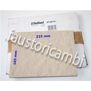 VAILLANT PANNELLO ISOLANTE FIBRA CERAMICA 0020107759 075876 CALDAIA