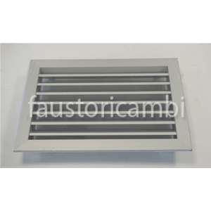 GRILLE DE RÉCUPÉRATION D'AIR ALUMINIUM 300X200 MM BUSE RECTANGULAIRE BLANCHE