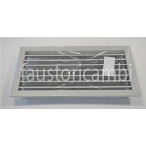 GRILLE DE RÉCUPÉRATION D'AIR ALUMINIUM 400X200 MM BUSE RECTANGULAIRE BLANCHE