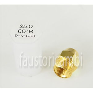 DANFOSS UGELLO INIETTORE BRUCIATORE GASOLIO 25.0 60° SERIE B