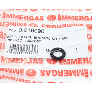 IMMERGAS O-RING Ø 7.6 X 2.62 GUARNIZIONE MANOMETRO 3016090 CALDAIA