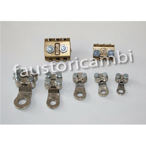 20 Morsetti Isolati Per Cavi In Acciaio Inox 304 Con Rivestimento In Gomma - Diametro 2.5 Cm, Viti Incluse