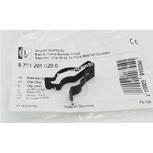 JUNKERS MOLLA DI FISSAGGIO TUBI CLIPS 8701201020 CALDAIA